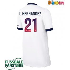 Paris Saint-Germain Lucas Hernandez #21 Replik Auswärtstrikot Damen 2026-27 Kurzarm